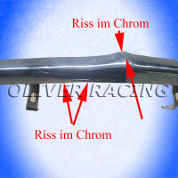 Stoßstange GEBRAUCHT vorne Chrom