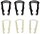 Benzinleitung Halteclips Set 6 stk. Ford/GM