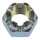 Kronenmutter UNF 9/16"-18 = 14,3 mm, 22,22 mm hoch, Stahl