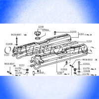 Ventildeckeldichtung Toyota Supra MA70 Cressida X7/ X8 NOS 11213-42020