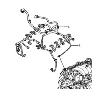 Kabelbaum Motor RAM HEMI 5,7L 2012