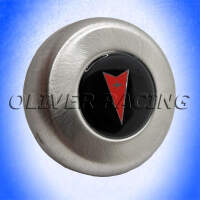 Hupenknopf Stainless look Pontiac Poliert mit Logo Grant...