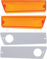 GLÄSER SEITENBELEUCHTUNG Orange vorne Dodge Charger...