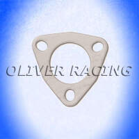 Auspuffflanschdichtung 3 Loch innen 2" 53 mm 1...