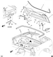 Schloß Deckel Cabriodach Chevrolet Corvette C6 05-13