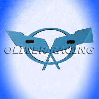 NOS Emblerm Heckklappe Mittelkonsole Corvette C5 97 98 99...