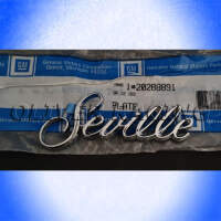 NOS Emblem Kofferraumdeckel Cadillac Seville 80-91 20288891