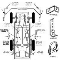 Auspuffanlage OHNE Schalldämpfer ab Fächerkrümmer Chevrolet GMC Pick Up Truck 1987
