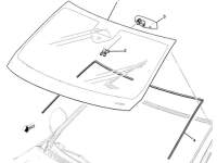 Frontscheibe Windschutzscheibe Cadillac Escalade...