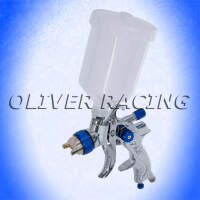 Druckluft-Farbsprühpistole | mit 3 Sprühdüsen | 1,4 - 1,7 - 2,0 mm