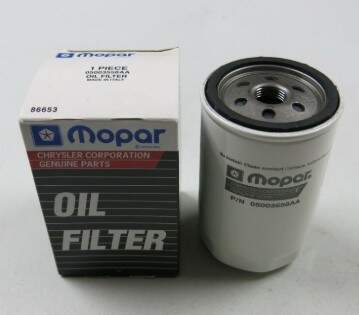Ölfilter Mopar Originalfilter Chrysler 2.8 L L4 Diesel