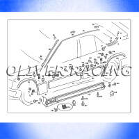 Mercedes Benz W201 16V 2.3 Evolution Schweller abdeckung Wagenheberaufnahme vorne links