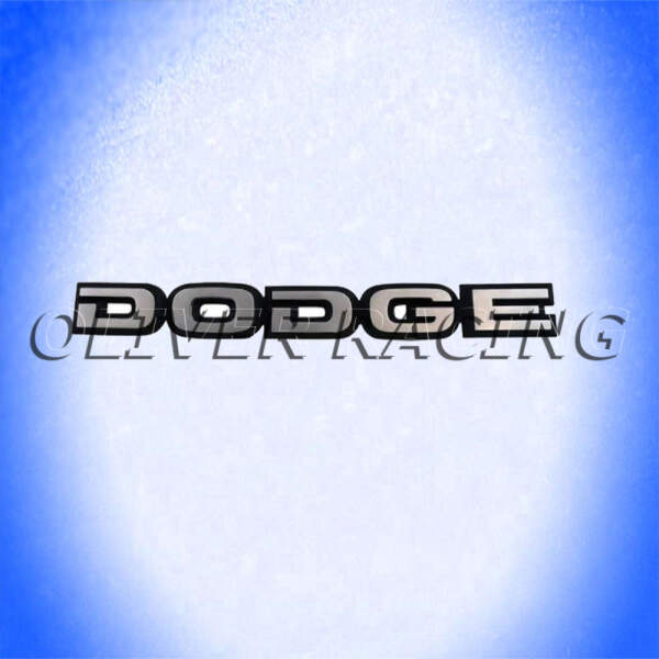 Emblem "DODGE" Motorhaube 1985 - 1990 Dodge D100 D150 D250 D200 W100 W200 W250 Ramcharger