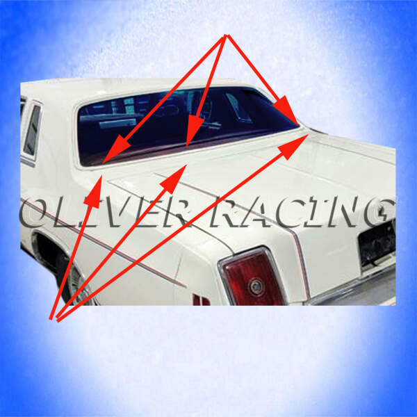 Scheibenrahmen hinten unten Heckblech MOPAR B-BODY 1979 Chrysler® Cordoba 75 76 77 78 79 1975 1976 1977 1978 1979  rear Deck Filler panel