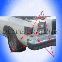 Stoßstangenfüller Kotflügelverlängerung Scheinwerferrahmen rechts Beifahrerseite Chrysler Cordoba 78 79 Mopar Bumper Filler