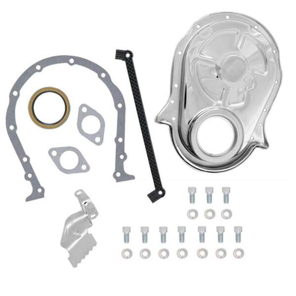 Steuerdeckel Steuergehäusedeckel Verchromt Chevrolet Chevy BB Big Block 396 402 427 454