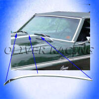 ZIERLEISTE Seite rechts unten WINDSCHUTZSCHEIBE Frontscheibe Camaro Pontiac Firebird Coupé 67 68 69 Lower Windshield molding right RH