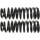 Fahrwerksfedern Federn Vorderachse Ford Exdedition Heckantrieb 03 04 05 06