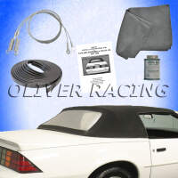 Cabrioverdeck Satz Stoff mit Kunststoffscheibe Chevrolet Camaro 1988-1992
