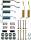 Bremsbelageinbausatz Federn und hold Down kit Ford