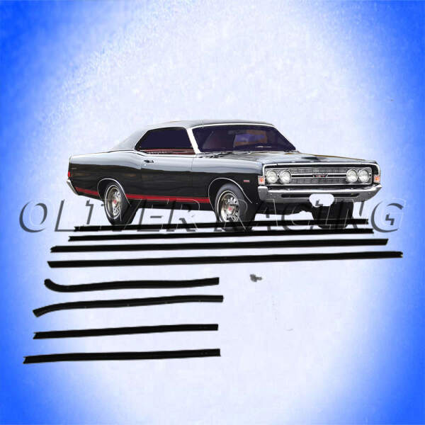 Fensterschachtleiste Ford Torino Fairlane 2 Türer Hardtop Formal hardtop 8 teiliges Set
