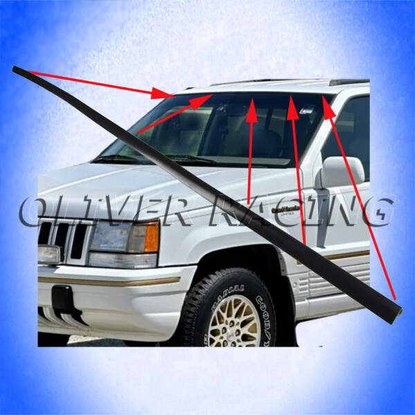 Zierleiste Scheibenrahmen oben Jeep® Grand Cherokee 93-98 Dichtleiste Windschutzscheibe