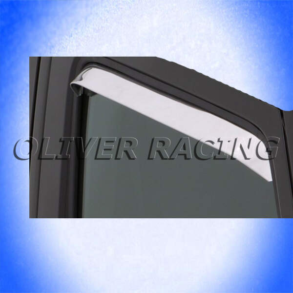 Windabweiser Chrom Seitenscheibe Tür oben Ventshade Paar Chevrolet Truck Blazer 75-91