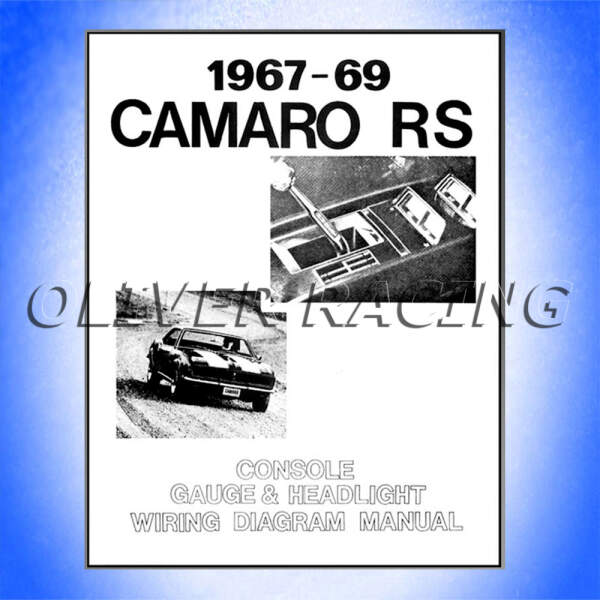 Schaltplan Mittelkonsole Chevrolet Camaro 67 68 69 Text Englisch