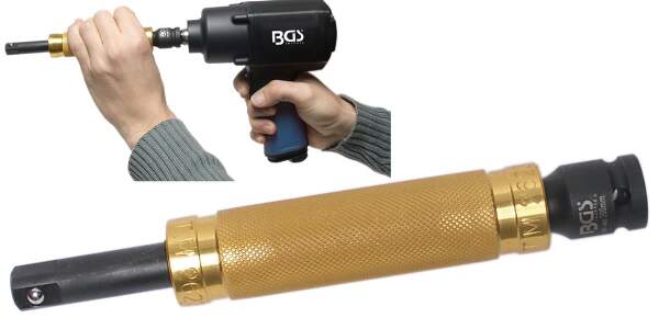 Kraft-Verlängerung mit kugelgelagertem Griff | 12,5 mm (1/2") | 200 mm