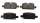 Bremsbelagsatz Hinterachse ECO Silverado 1500 Suburban 20-22