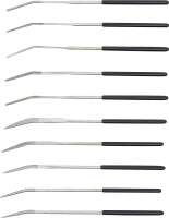 Diamant-Lochfeilen-Satz | gebogen | 140 x 3 mm | 10-tlg.