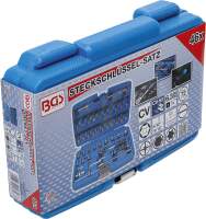 Steckschlüssel-Satz | Antrieb 6,3 mm (1/4") | Zollgrößen | 46-tlg.