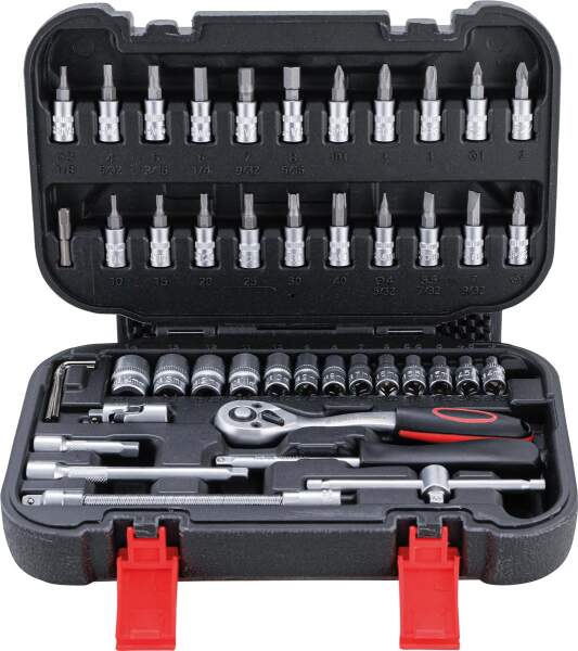 Steckschlüssel-Satz | Antrieb 6,3 mm (1/4") | 46-tlg.