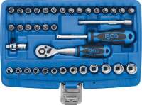 Steckschlüssel-Satz Gear Lock | Antrieb 6,3 mm (1/4") | 39-tlg.