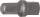 Bit-Knarren-Adapter | Außensechskant 8 mm (5/16") - Außenvierkant 10 mm (3/8") | 30 mm