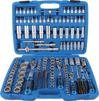 Steckschlüssel-Satz "Gear Lock" | Antrieb 6,3 mm (1/4") / 10 mm (3/8") / 12,5 mm (1/2") | 192-tlg.