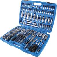 Steckschlüssel-Satz "Gear Lock" | Antrieb 6,3 mm (1/4") / 10 mm (3/8") / 12,5 mm (1/2") | 192-tlg.