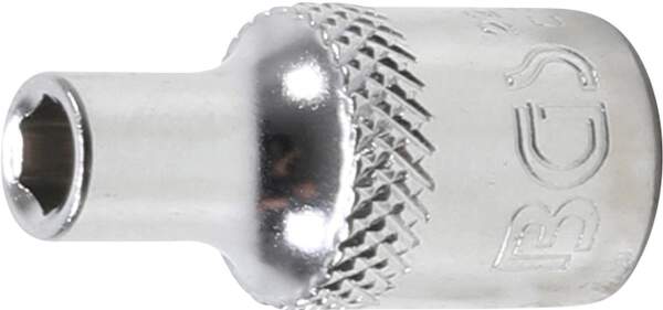 Steckschlüssel-Einsatz Sechskant | Antrieb Innenvierkant  6,3 mm (1/4") | SW 4 mm
