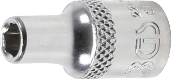 Steckschlüssel-Einsatz Sechskant | Antrieb Innenvierkant 6,3 mm (1/4") | SW 4,5  mm