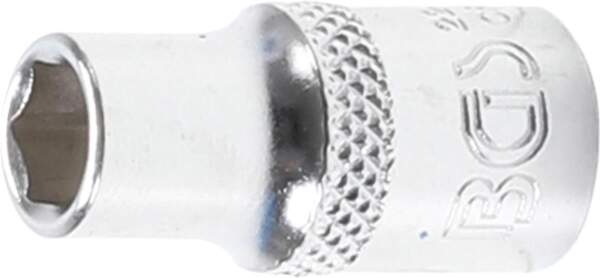 Steckschlüssel-Einsatz Sechskant | Antrieb Innenvierkant 6,3 mm (1/4") | SW 6 mm