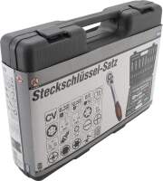 Steckschlüssel-Satz | Antrieb 6,3 mm (1/4") / 12,5 mm (1/2") | 108-tlg.
