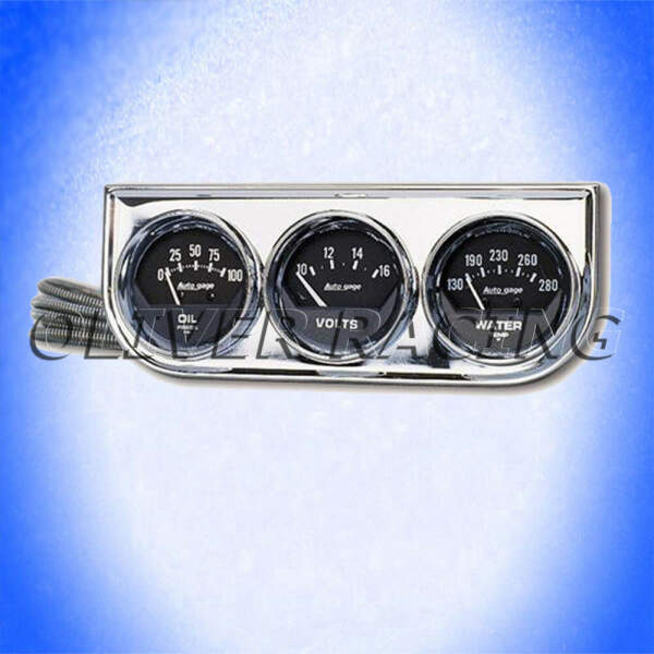 ZUSATZINSTRUMENT 55 mm Ford Mercury Plymouth Chevrolet Öldruck/Volt/Temperatur