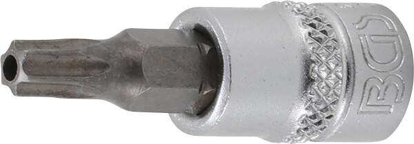 Bit-Einsatz | Antrieb Innenvierkant 6,3 mm (1/4") | T-Profil (für Torx) mit Bohrung T27