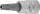 Bit-Einsatz | Antrieb Innenvierkant 6,3 mm (1/4") | T-Profil (für Torx) mit Bohrung T30