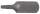 Bit | Antrieb Außensechskant 6,3 mm (1/4") | T-Profil (für Torx) mit Bohrung T8