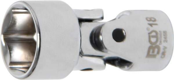 Kardangelenk-Einsatz Sechskant | Antrieb Innenvierkant 10 mm (3/8") | SW 18 mm