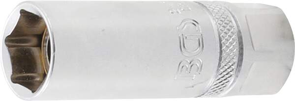 Zündkerzen-Einsatz mit Magnet, Sechskant | Antrieb Innenvierkant 12,5 mm (1/2") | SW 16 mm