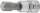 Bit-Einsatz | Antrieb Innenvierkant 6,3 mm (1/4") | Innensechskant 8 mm