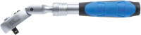 Umschaltknarre, ausziehbar, abwinkelbar | Abtrieb Außenvierkant 6,3 mm (1/4") | 175 - 225 mm
