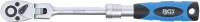Umschaltknarre, ausziehbar, abwinkelbar | Abtrieb Außenvierkant 6,3 mm (1/4") | 175 - 225 mm